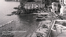 The shore of Cetara as it looked like in the early 60s.