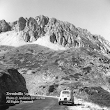 Photo taken in 1967 on Mount Terminillo, along the road linking the town of Leonessa to the mountains.
